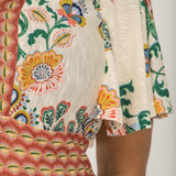 Pure boho midi jersey dress - Beige