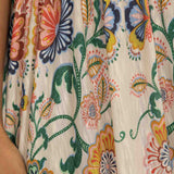 Pure boho midi jersey dress - Beige