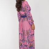 Pure boho midi jersey dress - Pink