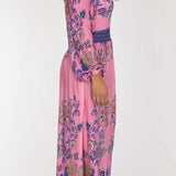 Pure boho midi jersey dress - Pink