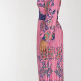 Pure boho midi jersey dress - Pink