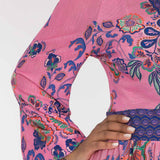 Pure boho midi jersey dress - Pink