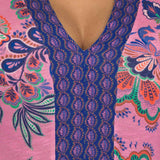 Pure boho midi jersey dress - Pink