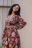 Pure boho midi jersey dress - Brown