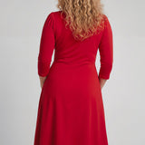 Ready to go short jersey dress - True Red