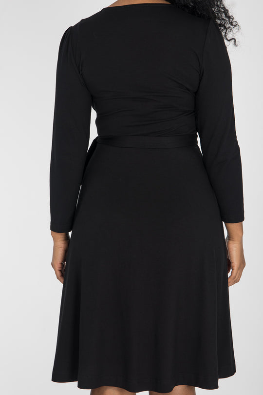 Ready to go short jersey dress - Black