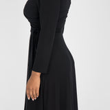 Ready to go short jersey dress - Black