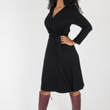 Ready to go short jersey dress - Black