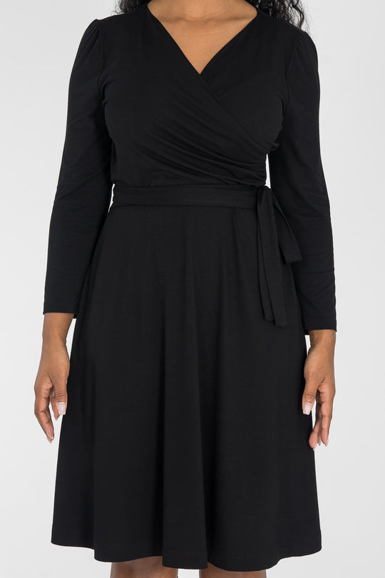 Ready to go short jersey dress - Black