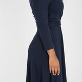 Ready to go short jersey dress - Navy Blue