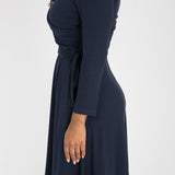 Ready to go short jersey dress - Navy Blue