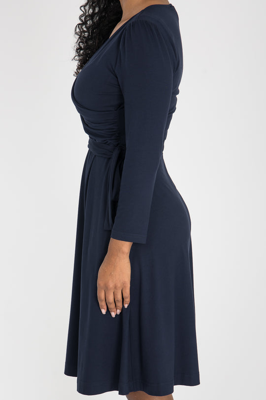 Ready to go short jersey dress - Navy Blue