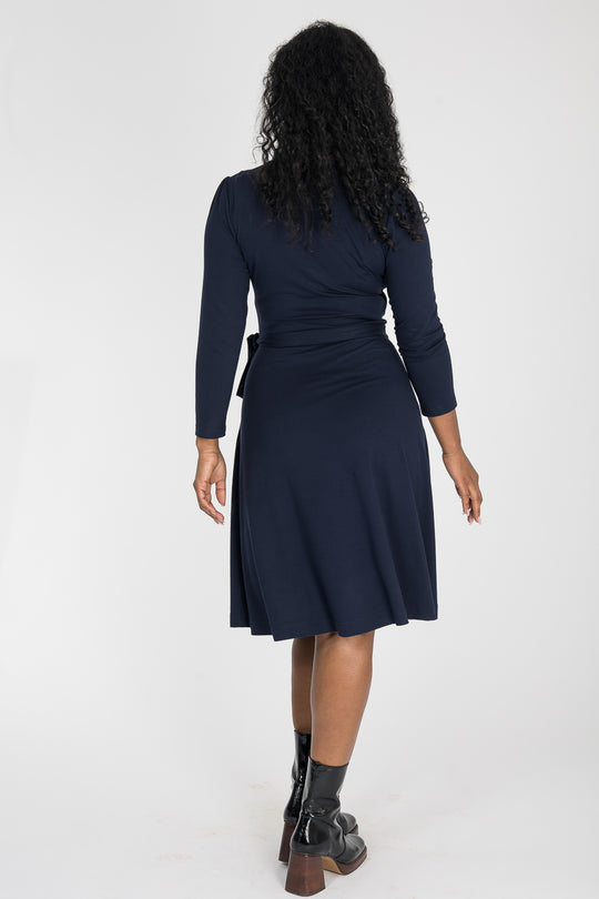 Ready to go short jersey dress - Navy Blue