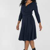 Ready to go short jersey dress - Navy Blue