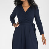 Ready to go short jersey dress - Navy Blue