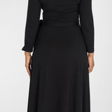 Ready to go midi jersey dress - Black