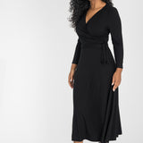 Ready to go midi jersey dress - Black
