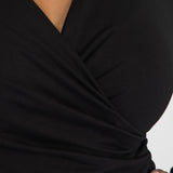 Ready to go midi jersey dress - Black