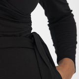 Ready to go midi jersey dress - Black