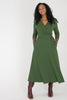 Ready to go midi jersey dress - Forrest Green