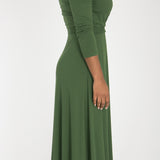 Ready to go midi jersey dress - Forrest Green