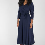 Ready to go midi jersey dress - Navy Blue