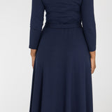 Ready to go midi jersey dress - Navy Blue