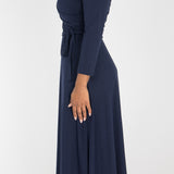 Ready to go midi jersey dress - Navy Blue