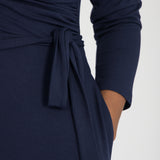 Ready to go midi jersey dress - Navy Blue