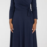 Ready to go midi jersey dress - Navy Blue