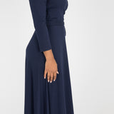 Ready to go midi jersey dress - Navy Blue