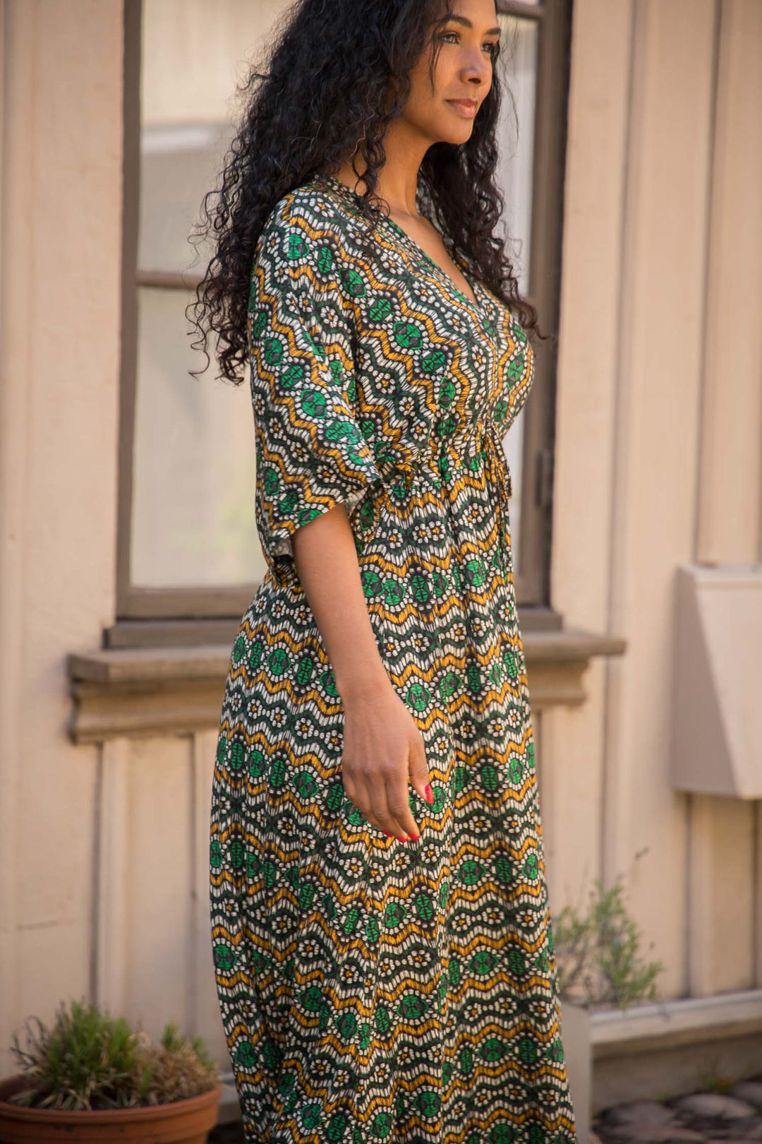 To wear everywhere maxi jersey dress - Green