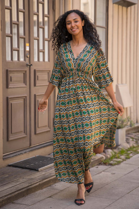 To wear everywhere maxi jersey dress - Green