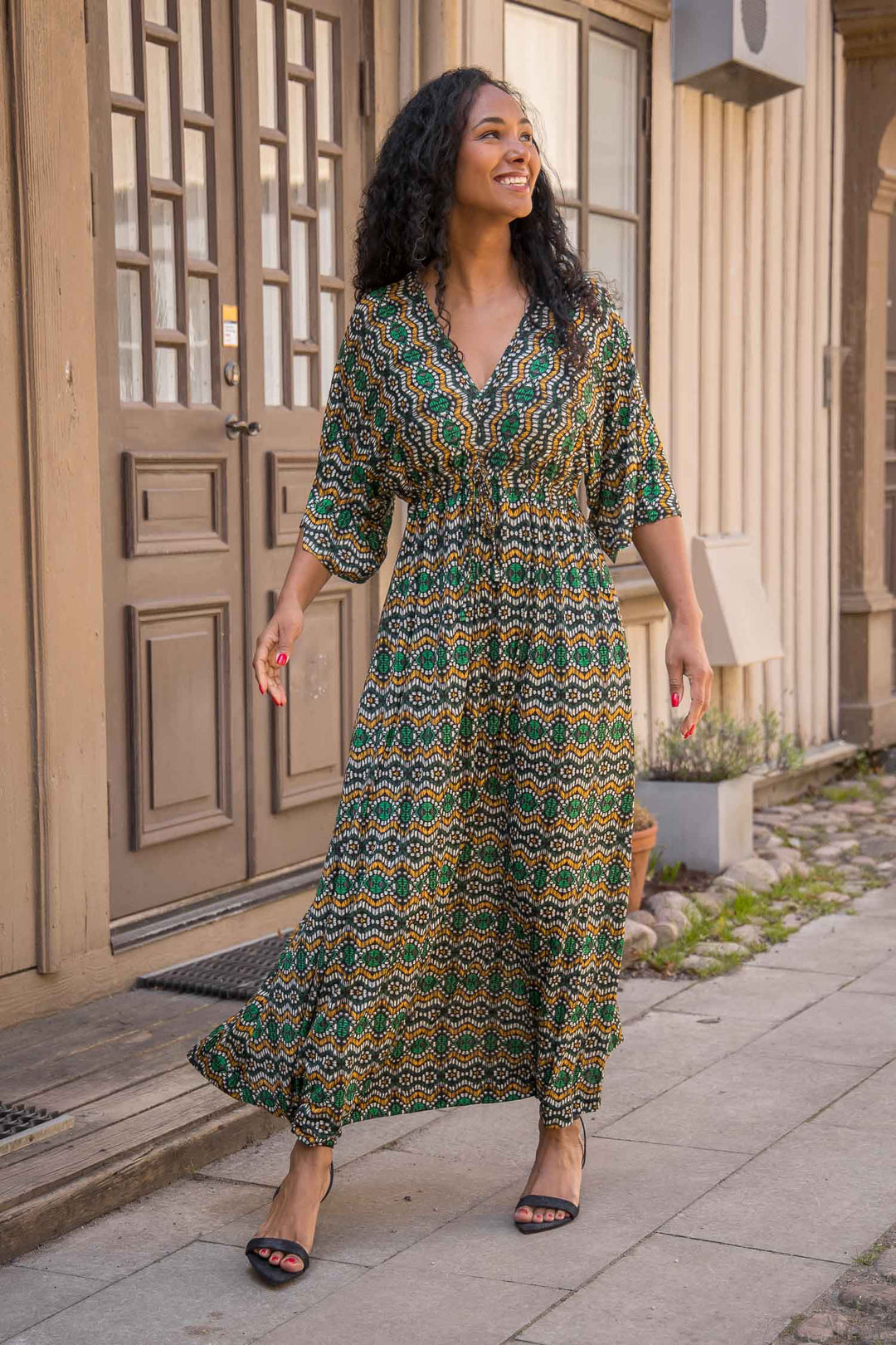 To wear everywhere maxi jersey dress - Green
