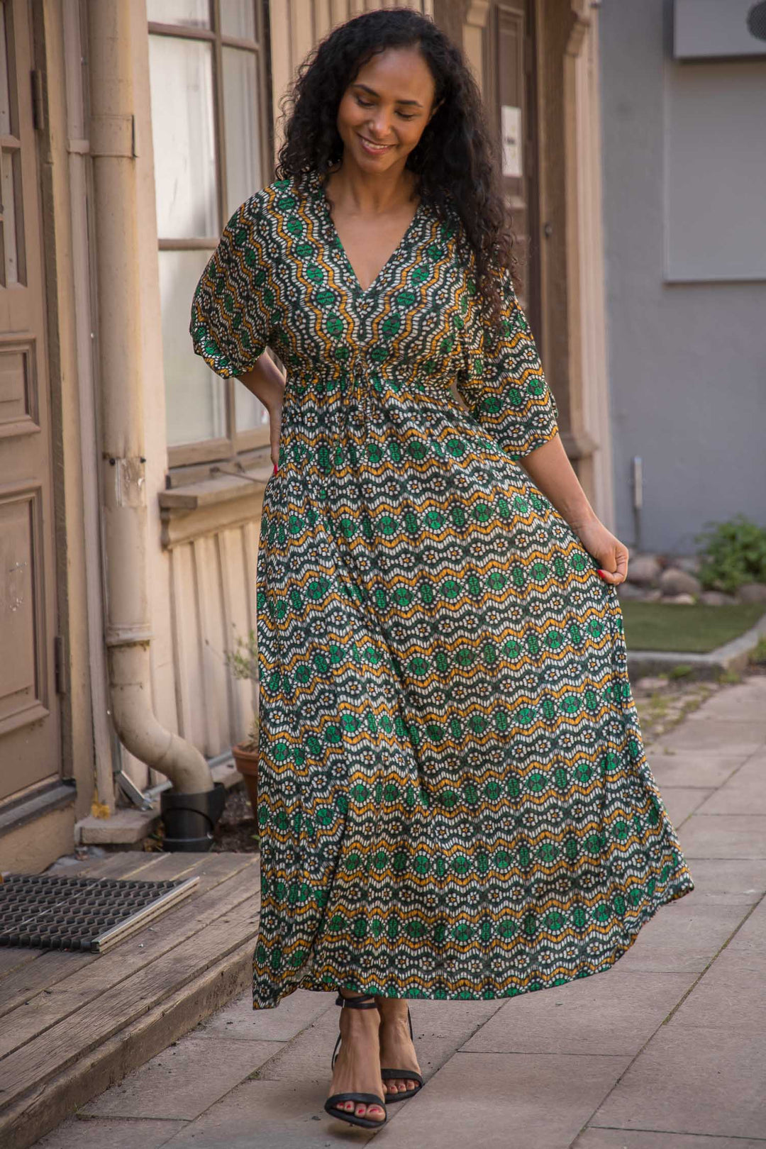 To wear everywhere maxi jersey dress - Green