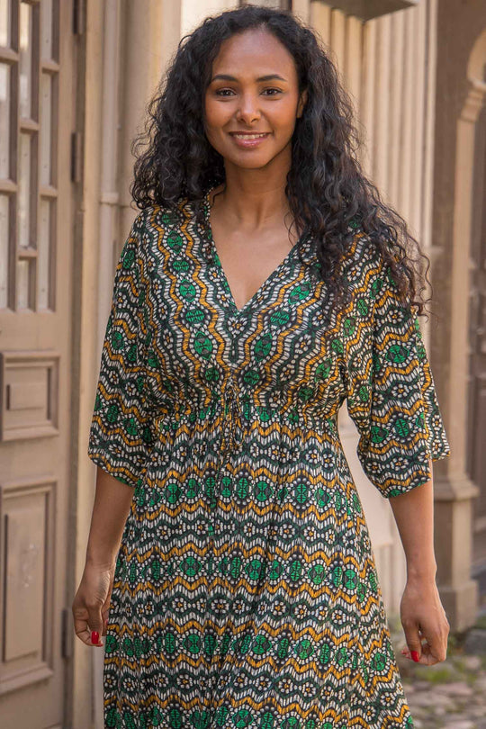 To wear everywhere maxi jersey dress - Green