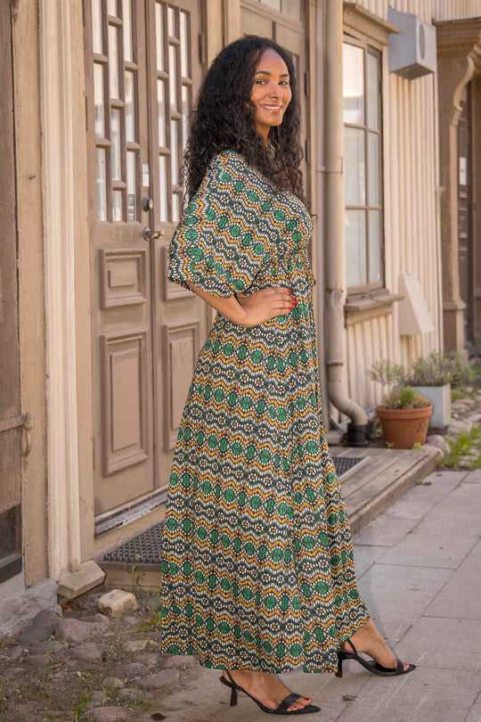 To wear everywhere maxi jersey dress - Green