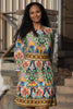 Wow short jersey dress - Navy folklore